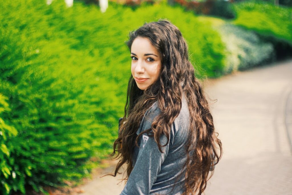 Long hair styling for Kerastase Cristalliste review