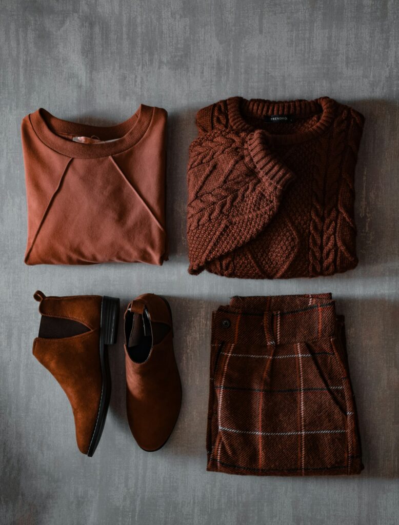 Warm autumn-toned still life