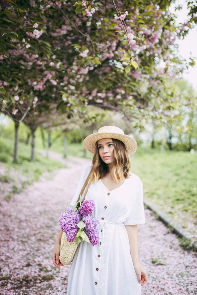 Minimal spring fashion still life