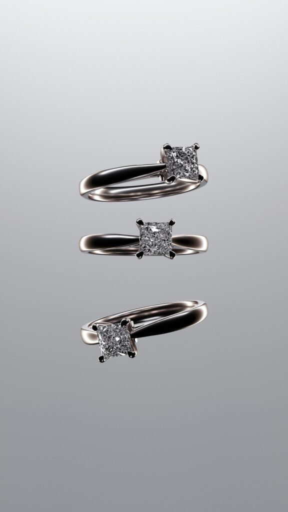 A stack of fine gold rings